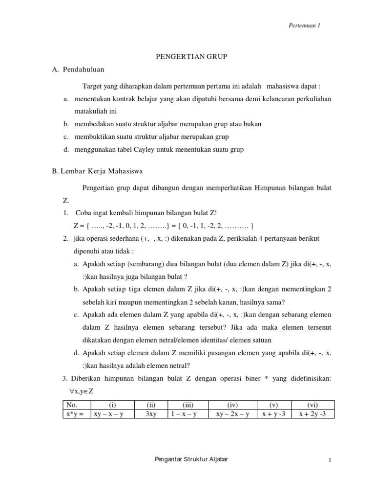 Pertemuan 1 | PDF