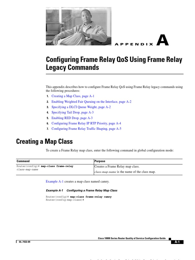 Frame Relay QoS Configuration Guide | PDF | Router (Computing ...