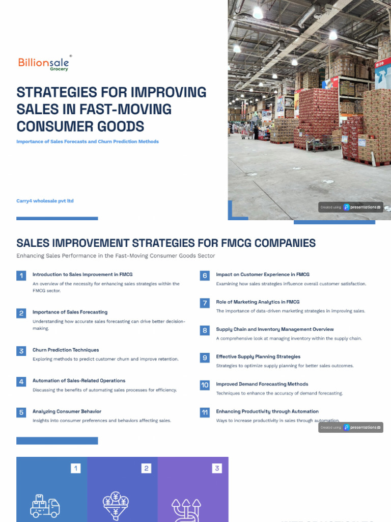 Sales Improvement Strategies For FMCG Companies | PDF