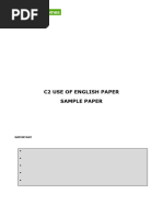 Cambridge English Preliminary Sample Paper 6 Rw Answer Key v2 1 | PDF