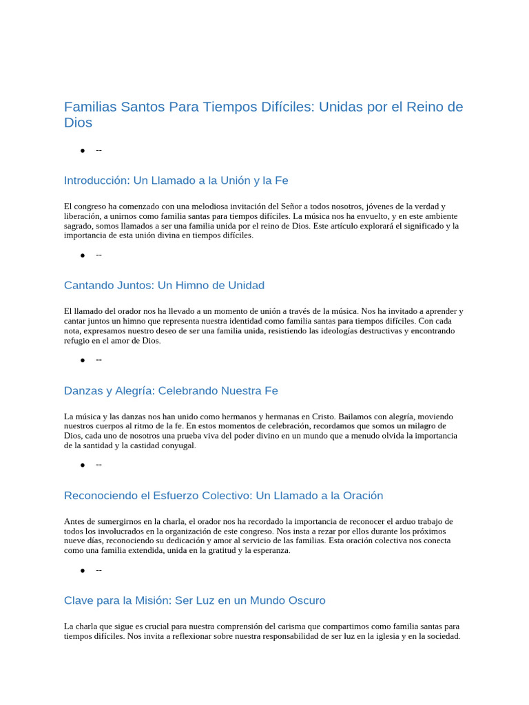 Nurturando la Unidad Familiar en Dios | PDF | Amor | Oración