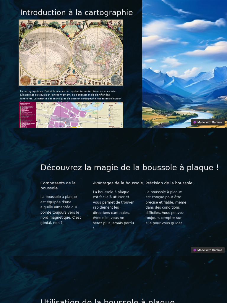 Introduction A La Cartographie | PDF | Boussole | Randonnée
