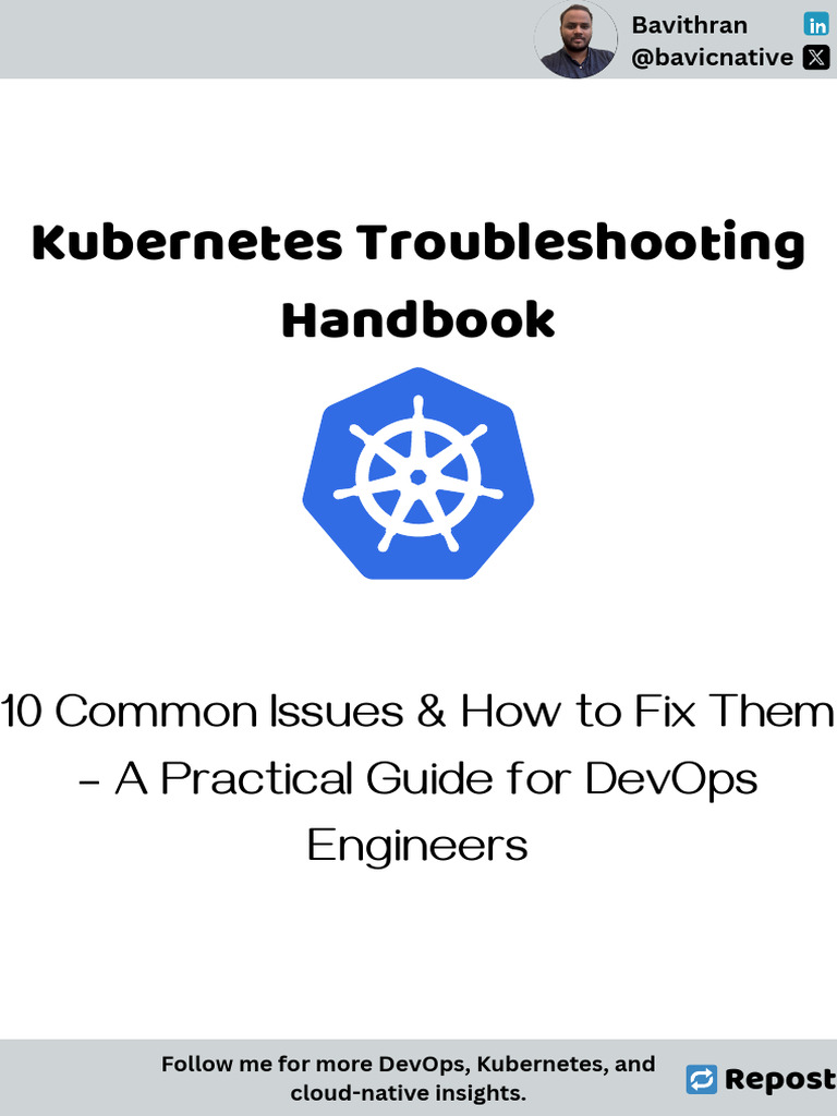 Kubernetes Troubleshooting Handbook | PDF | Information Technology ...