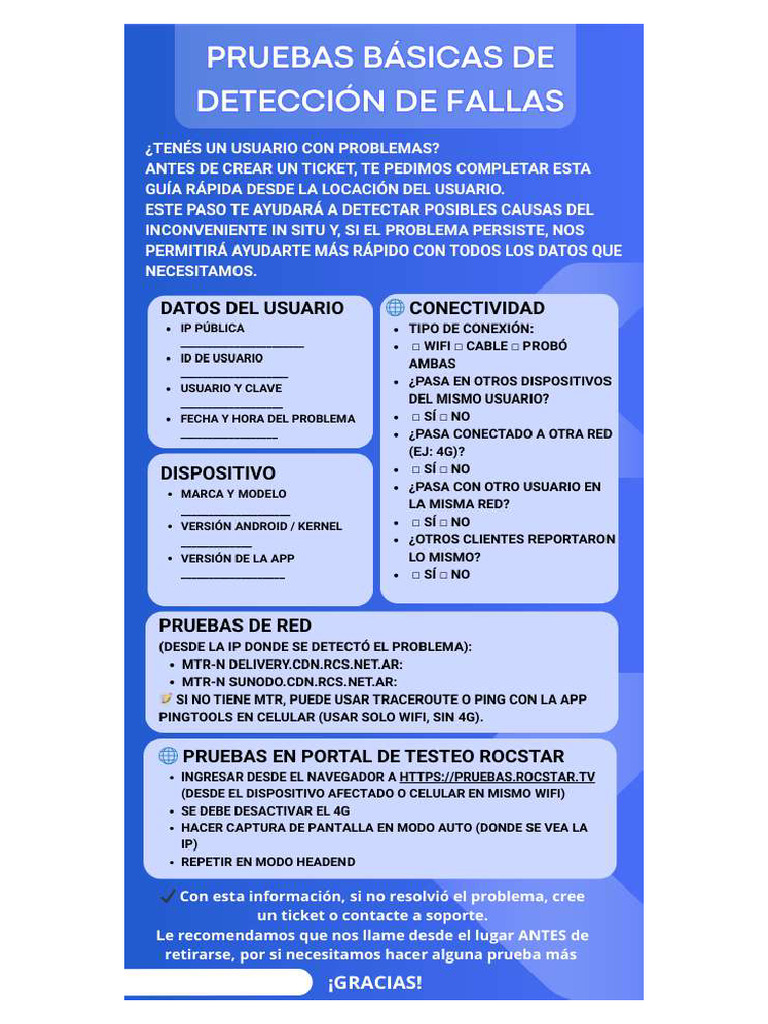 Tecnicos Pruebas Rocstar | PDF