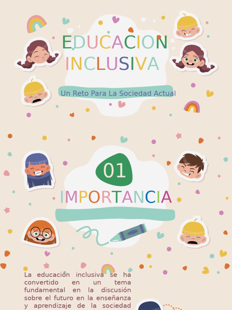 Educación Inclusiva: Desafíos y Oportunidades | PDF | Inclusión ...