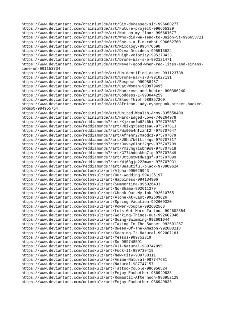 DeviantArt Art Collection Overview | PDF