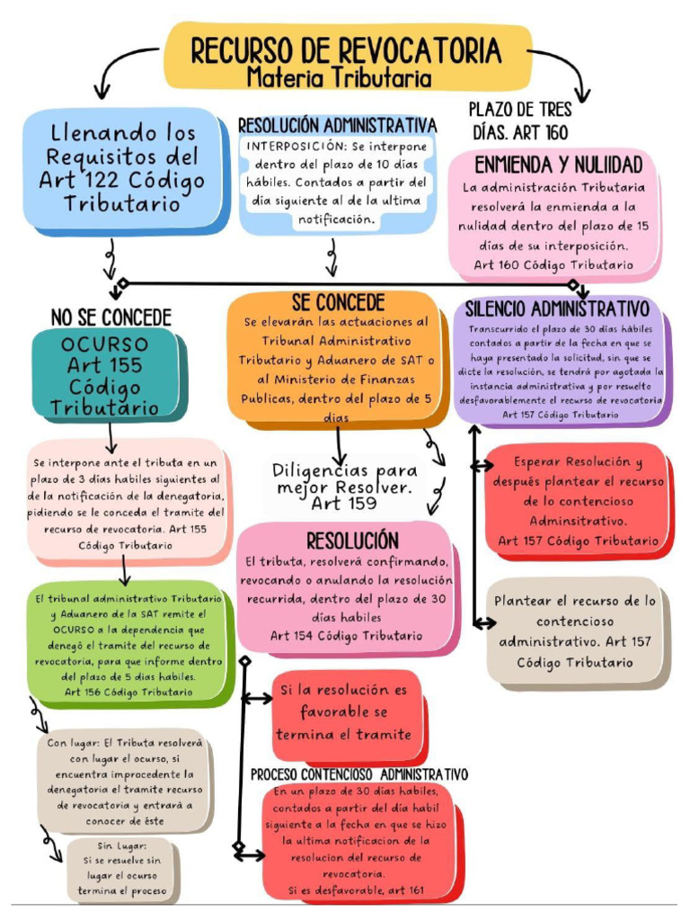Esquema Recurso de Revocatoria | PDF