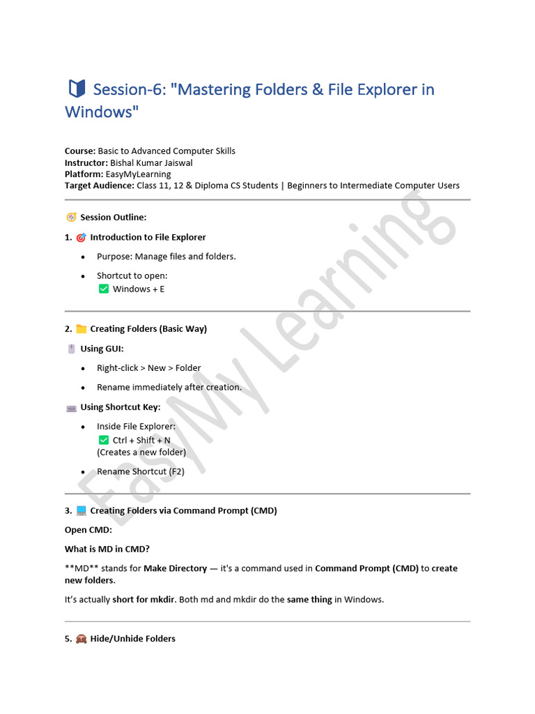 Session 6 | PDF