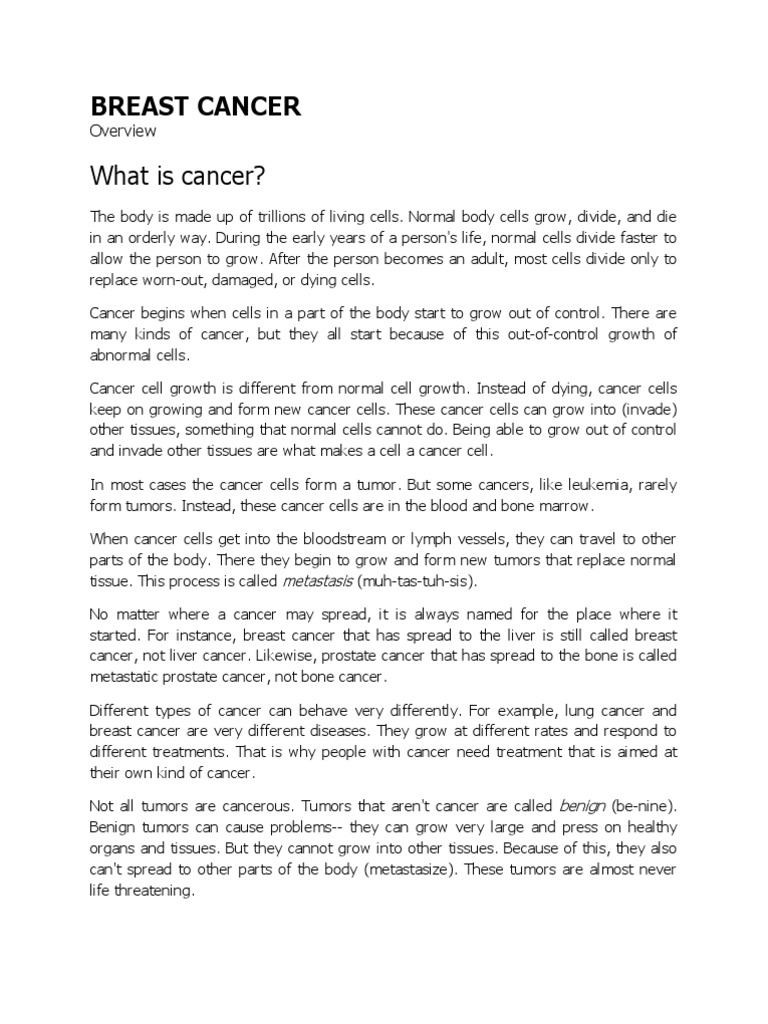 Cure for cancer essay image