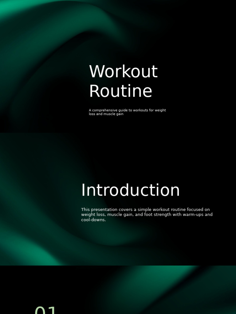 Workout Routine | PDF