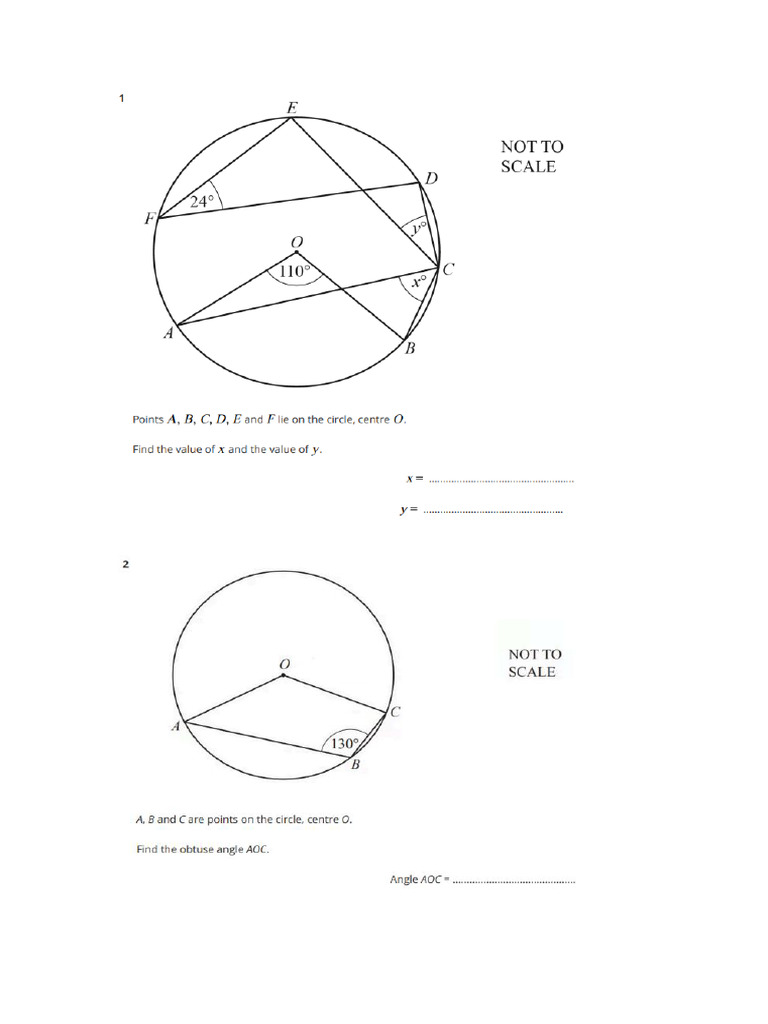 Non Cal Circle Theorem | PDF