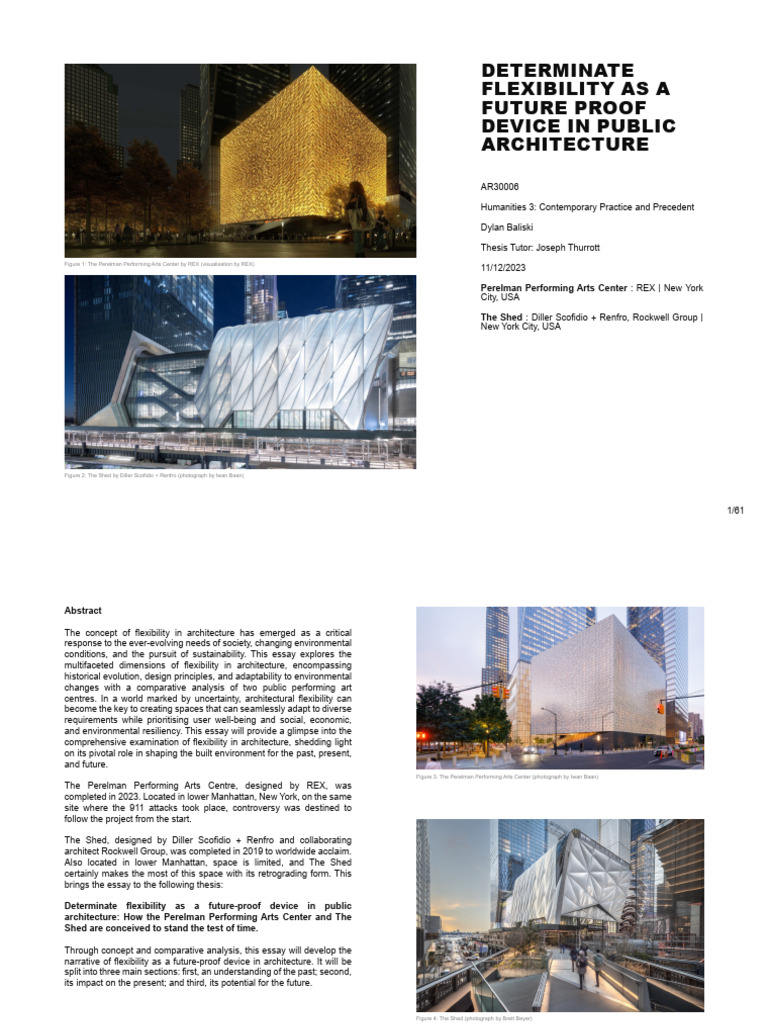 Future-Proof Flexibility in Architecture | PDF