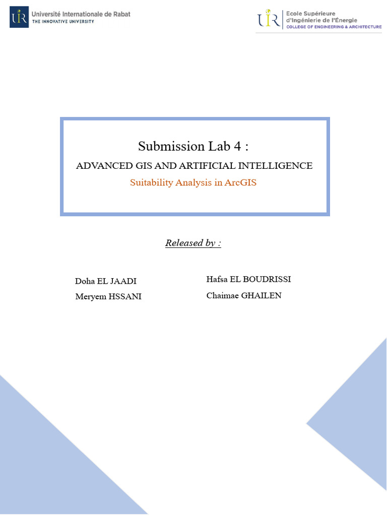 Suitability Analysis in ArcGIS Lab 4 | PDF | Geographic Information ...