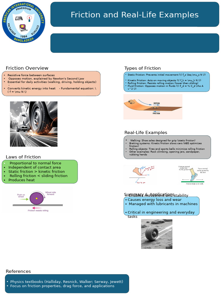 Real-Life Examples of Low Friction | PDF | Friction | Physical Quantities