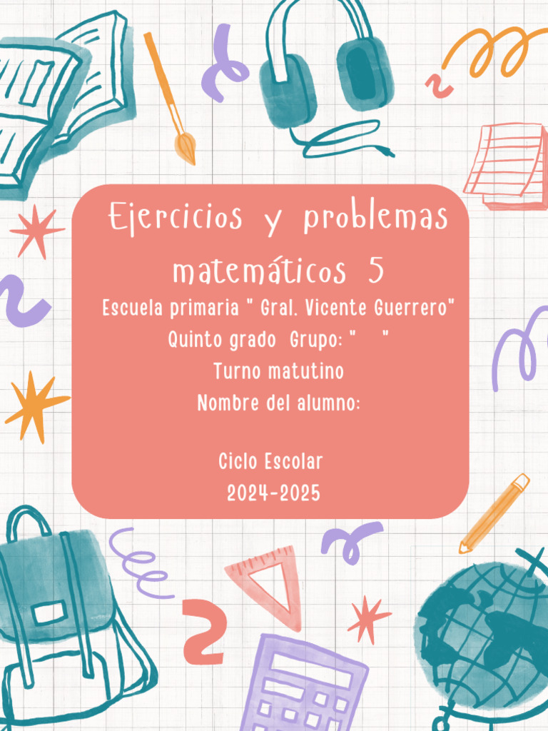 5 Grado Ejercicios y Problemas | PDF