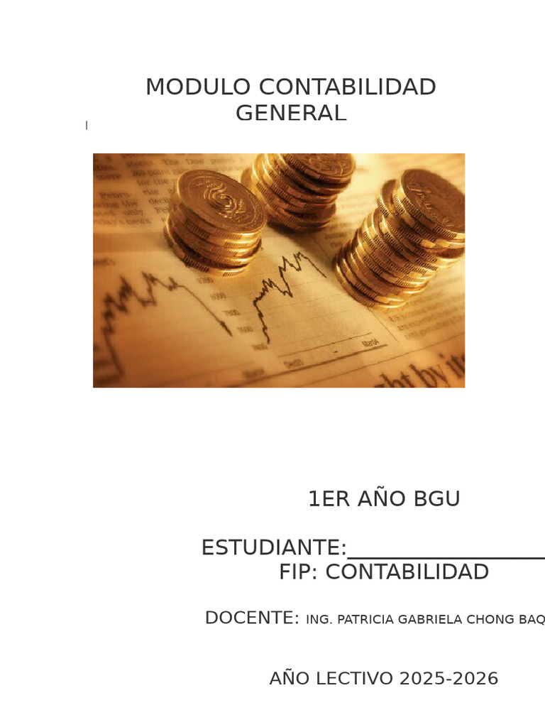 Modulo 1 2025 | PDF | Contabilidad | normas internacionales de ...