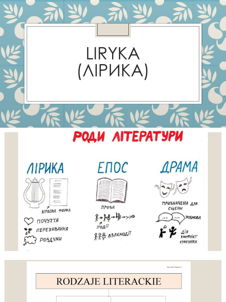 ЛІРИКА - LIRYKA | PDF
