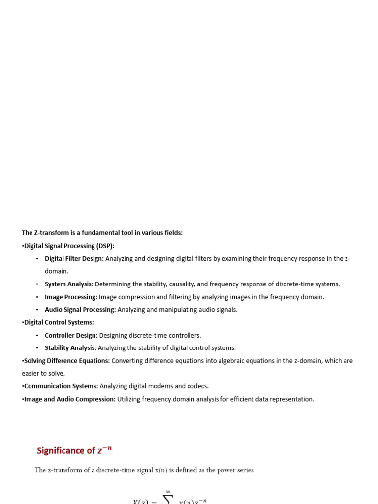 Review | PDF | Digital Signal Processing | Telecommunications