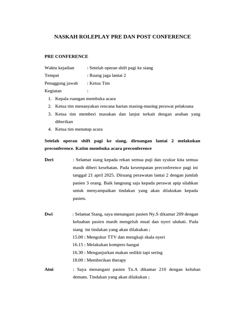 Pre Dan Post | PDF