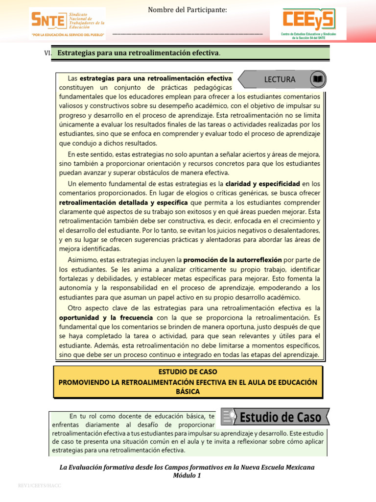 Estrategias de Retroalimentación Efectiva | PDF | Evaluación | Aprendizaje