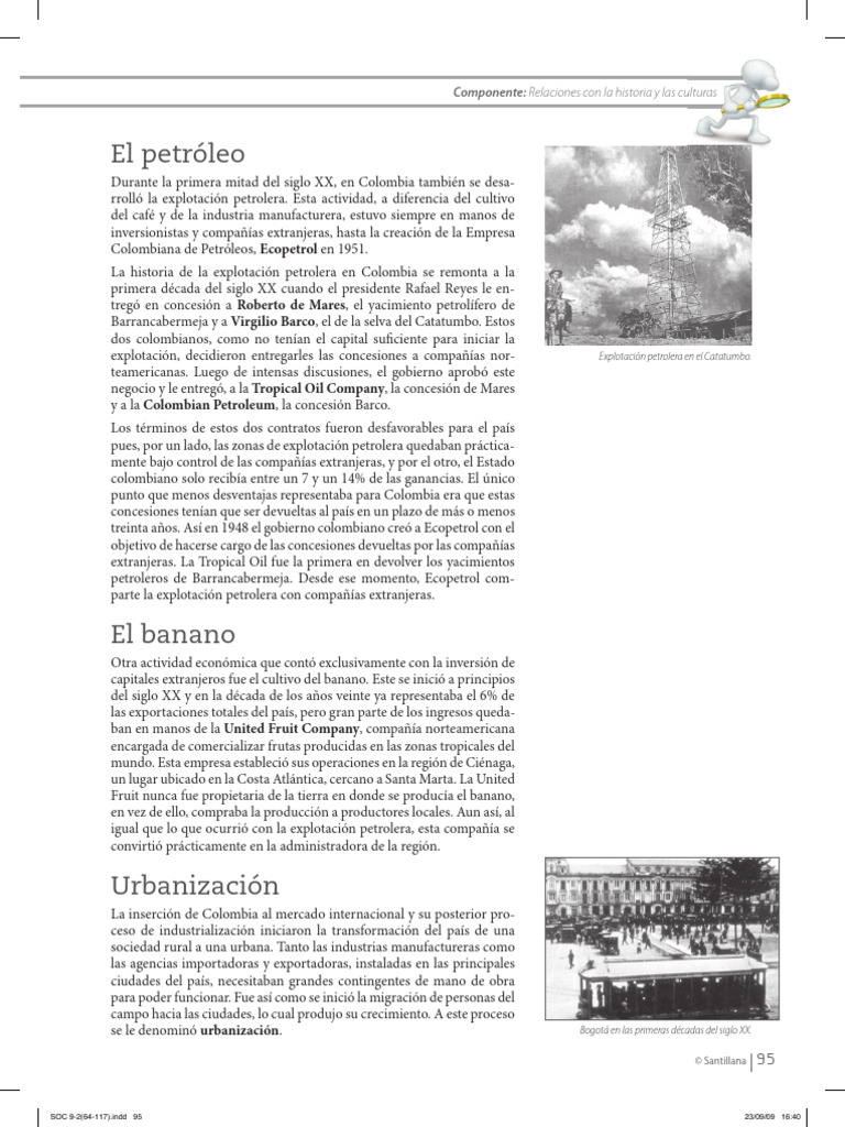 Historia del Petróleo y Urbanización en Colombia | PDF | Colombia ...