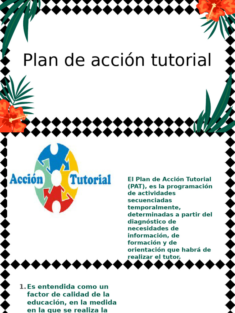 8 Plan de Acción Tutorial | PDF | Aprendizaje | Planificación