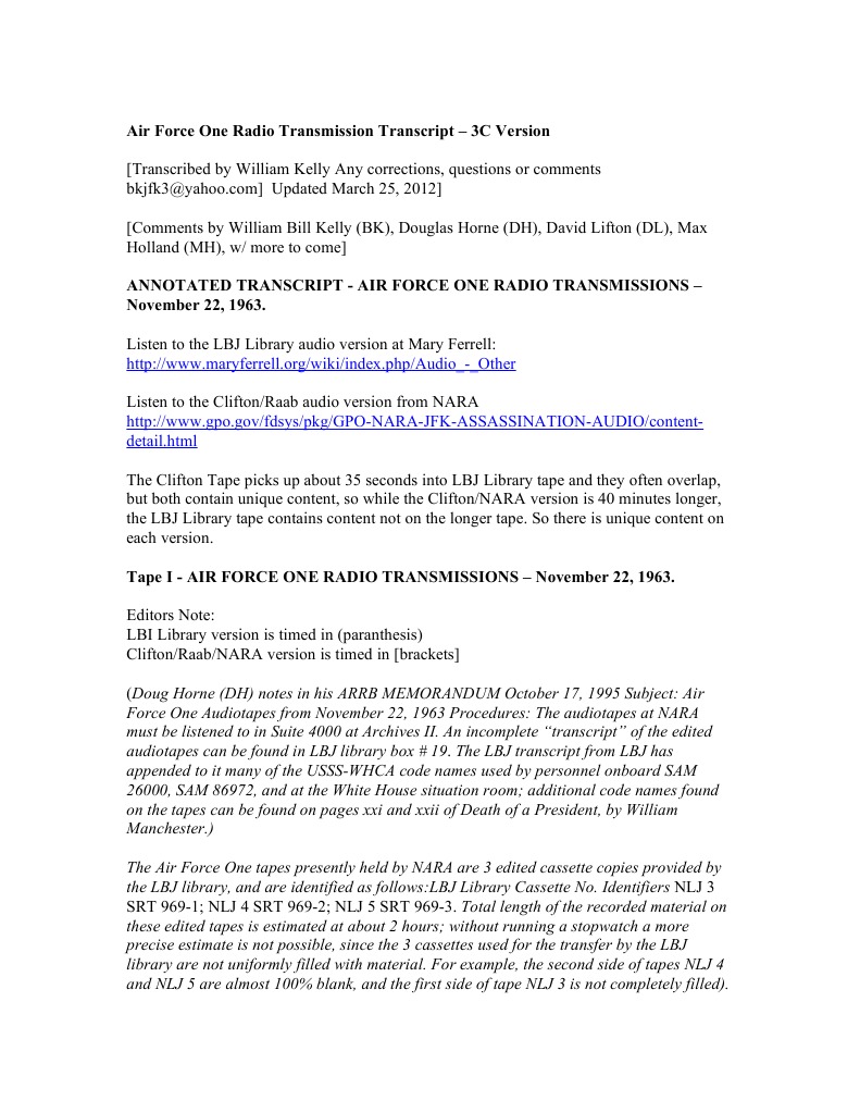 air force transcripts