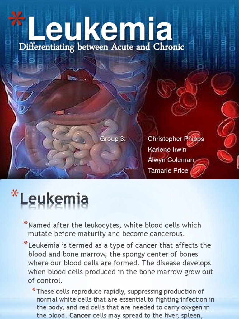 Leukemia Ppt Leukemia Blood