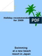 Holiday Recommendation For 2009