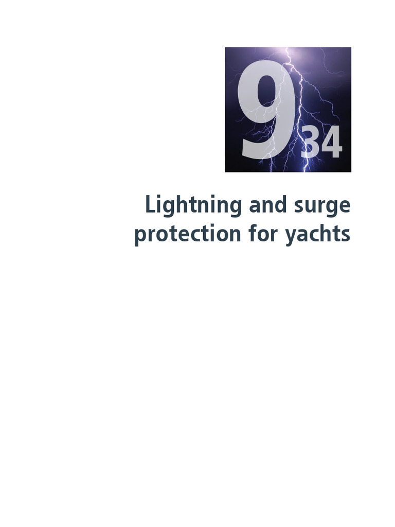 Lightning and Surge Protection For Yachts | PDF | Lightning | Electricity