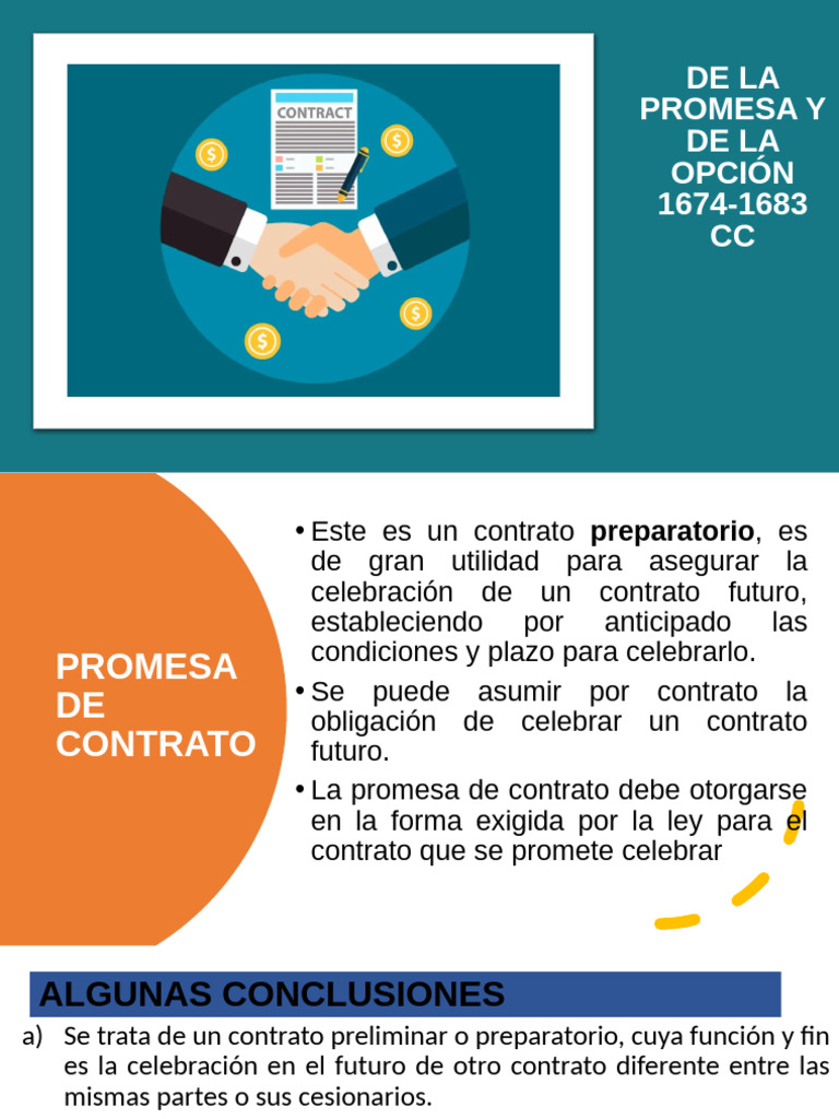 Promesa de Contrato: Definición y Elementos | PDF