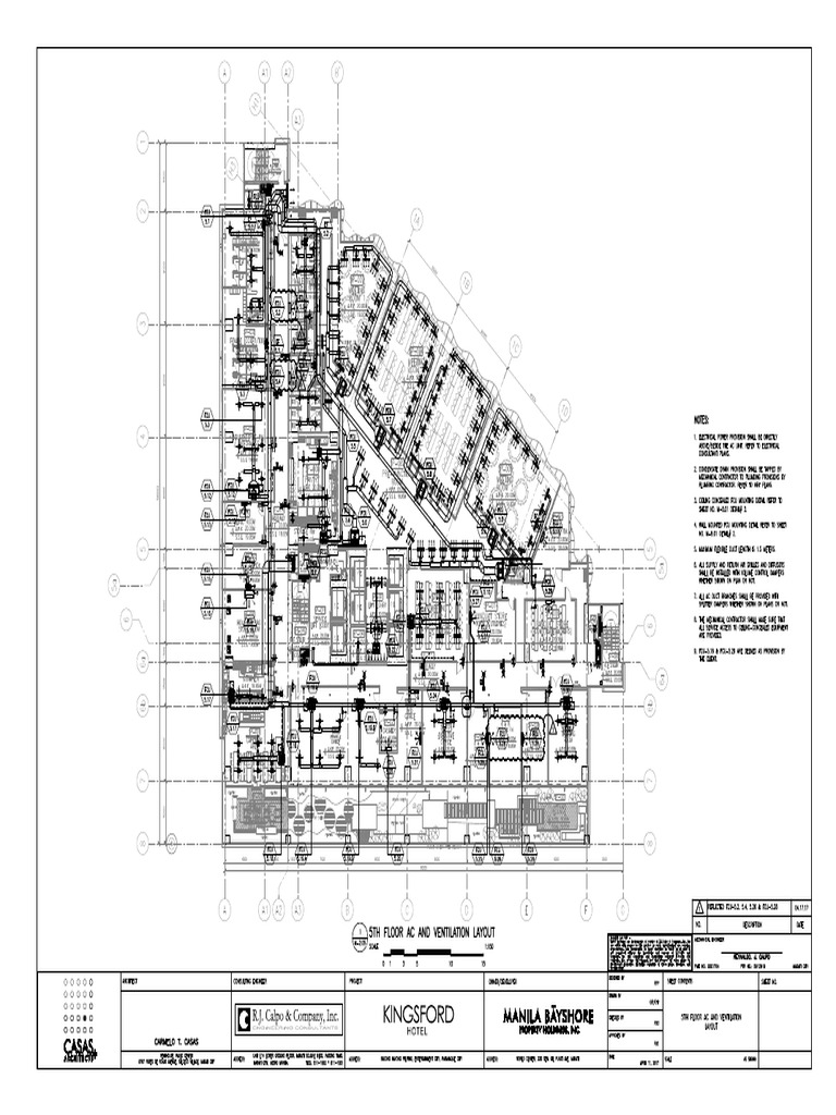 M-2.05 5th Floor Ac and Ventilation Layout | PDF