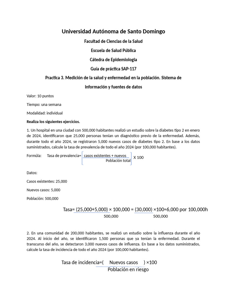 Trabajo Lab de Epi | PDF | Hipertensión | Enfermedades y trastornos