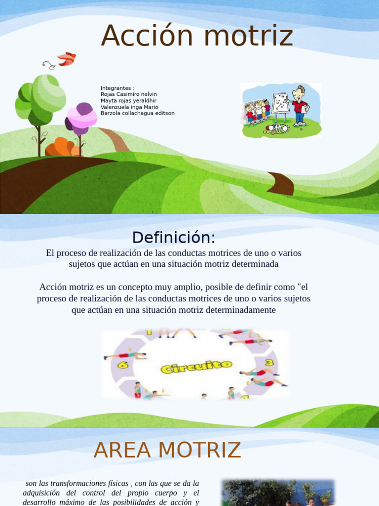 Acción Motriz | PDF | Aprendizaje | Sicología