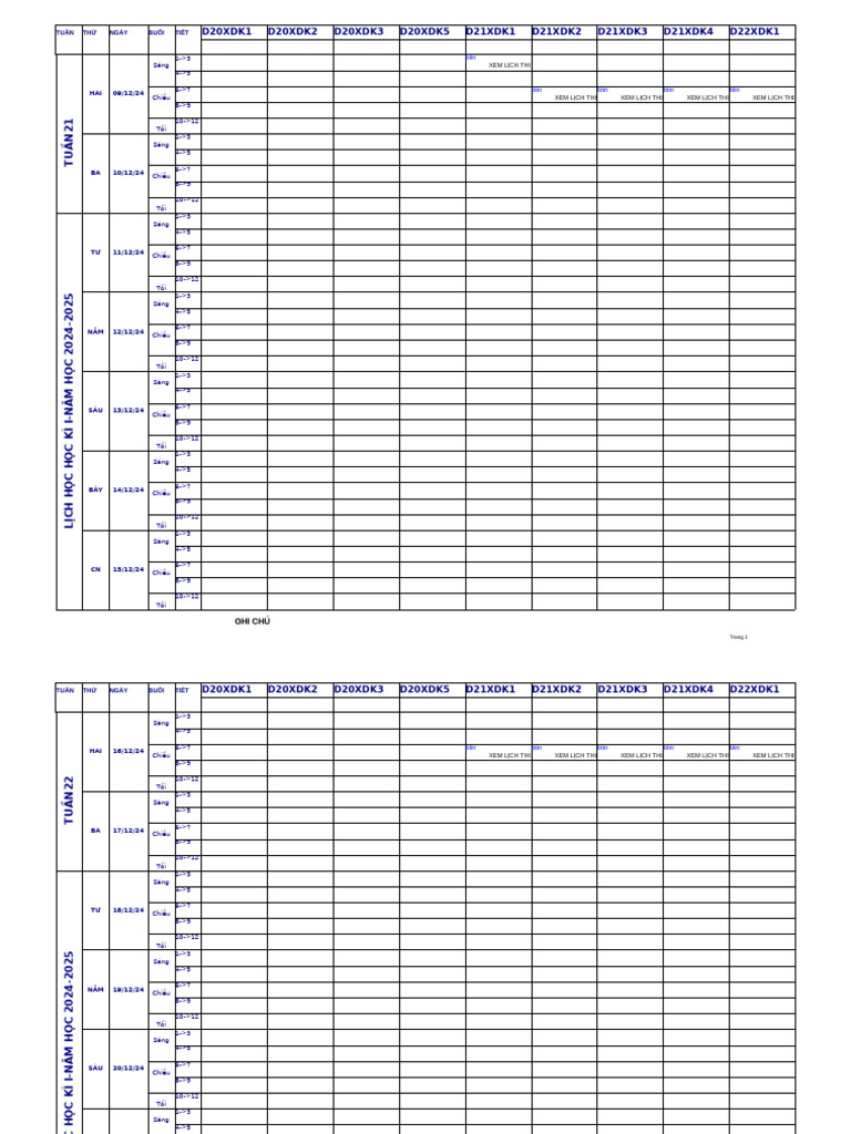1-TKB Tuan 21 - 24 | PDF
