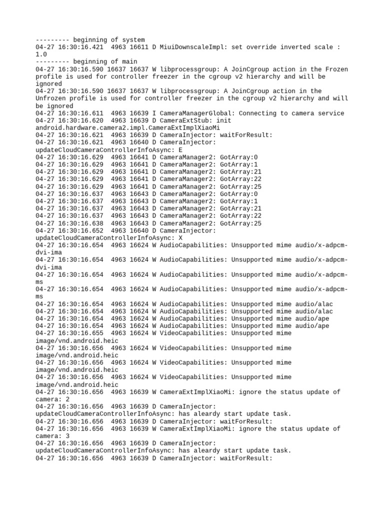 Logcat 1745746216570 | PDF | Software | Software Engineering