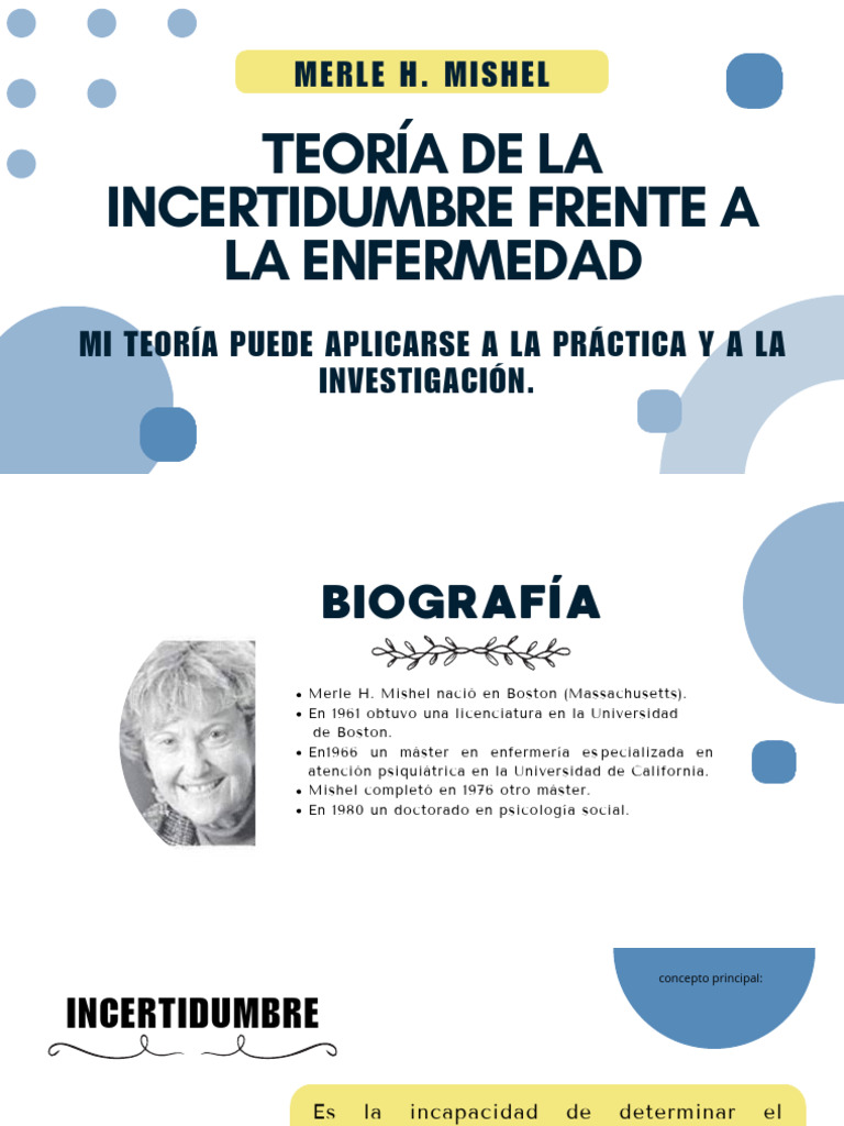 Teoría de la Incertidumbre en Enfermedad | PDF | Teoría | Enfermería