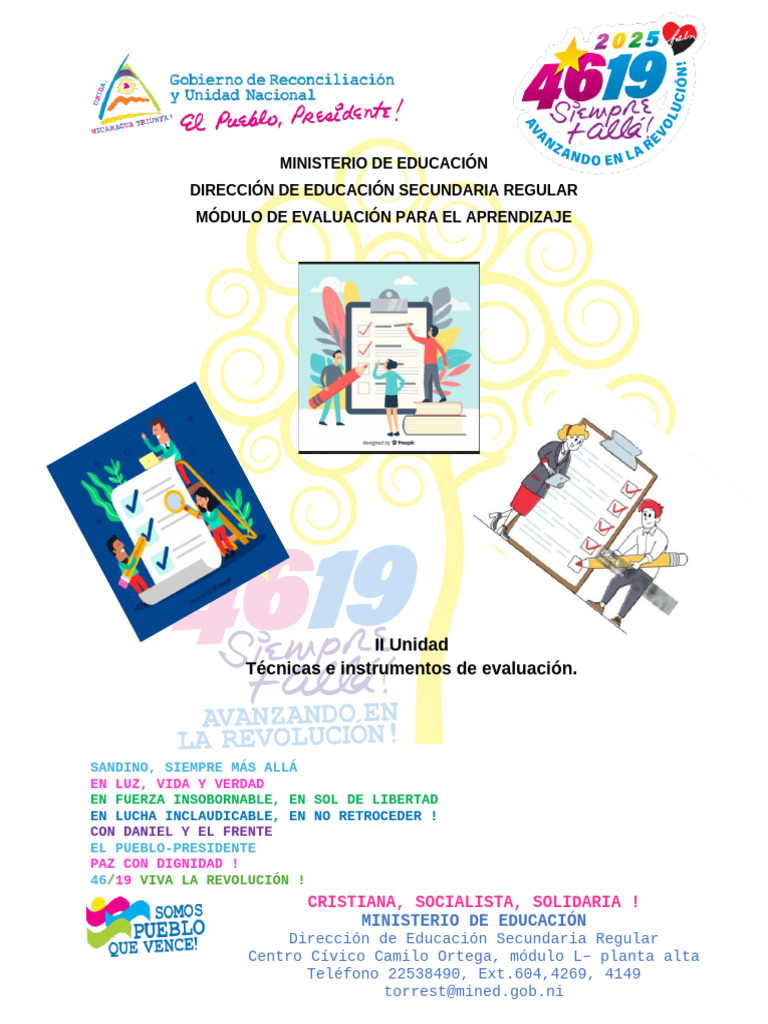 II Unidad Módulo Evaluación | PDF | Evaluación | Plan de estudios