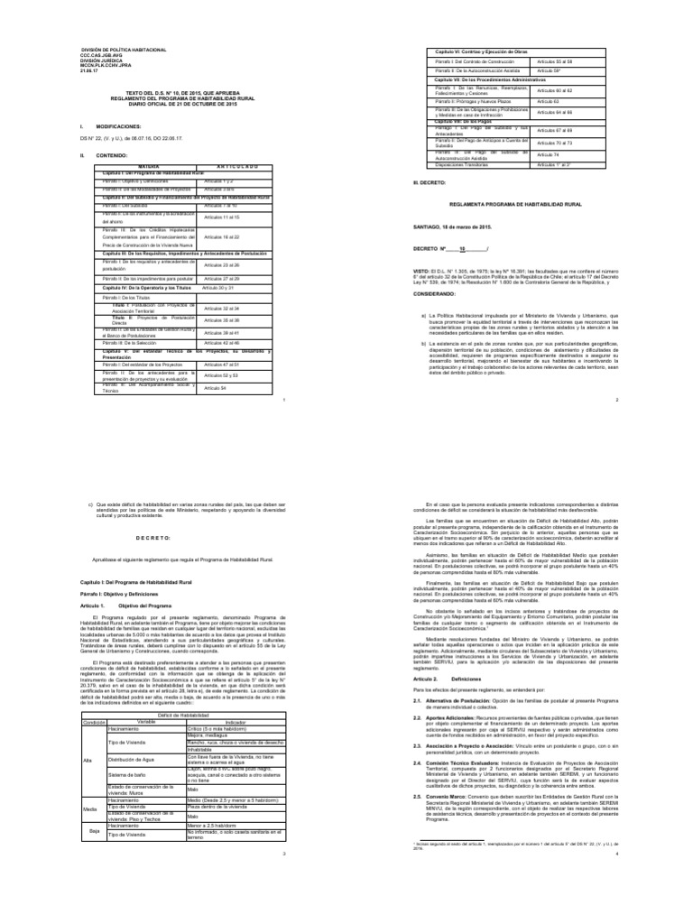 DS - 10 Print | PDF | Barrio residencial | Regulación