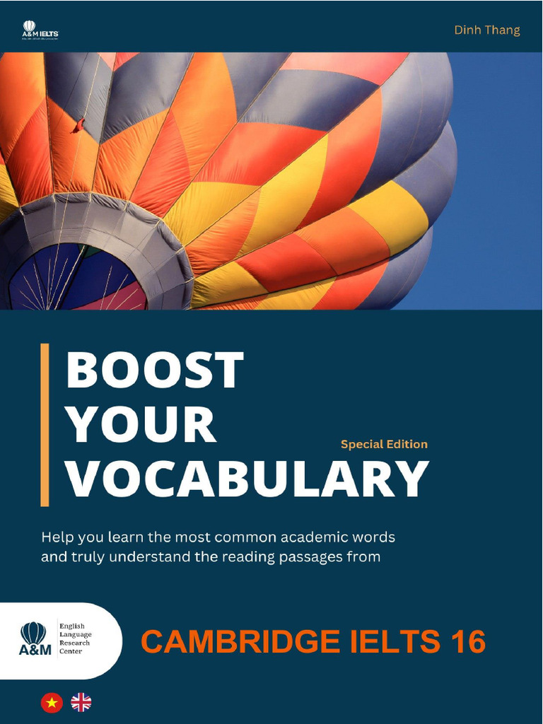 A&M IELTS - Boost Your Vocabulary Cambridge Ielts 16 - 3rd Ver | PDF