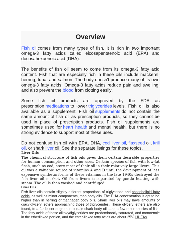 Mawsonia Diet and Fish Oil Insights | PDF | Omega 3 Fatty Acid | Fish Oil
