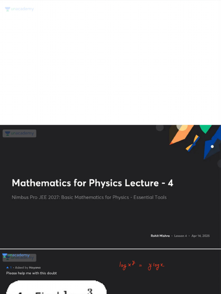 Mathematics For Physics Lecture 4 With Anno | PDF
