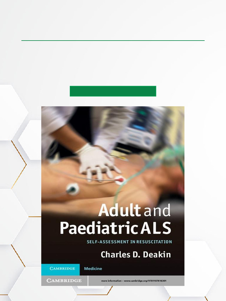 Adult and Paediatric ALS Self Assessment in Resuscitation 1st Edition ...