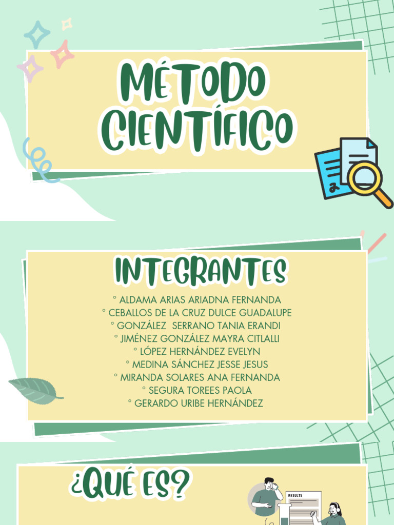 Guía del Método Científico: Pasos y Ejemplo | PDF | Método científico ...