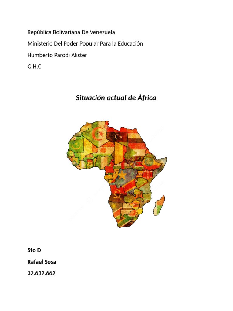 Trabajo Rafa 2 | PDF | África