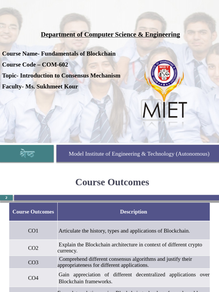 Blockchain Consensus Mechanisms Overview | PDF | Computer Security ...