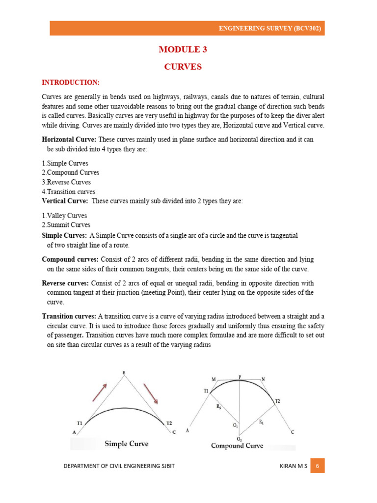 Curves: Horizontal Curve | PDF | Tangent | Angle