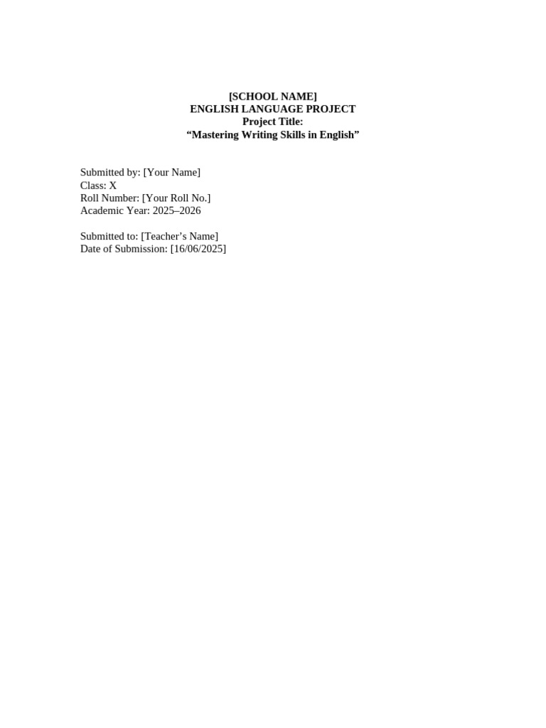 Mastering English Writing Skills Guide | PDF | Communication | Human ...