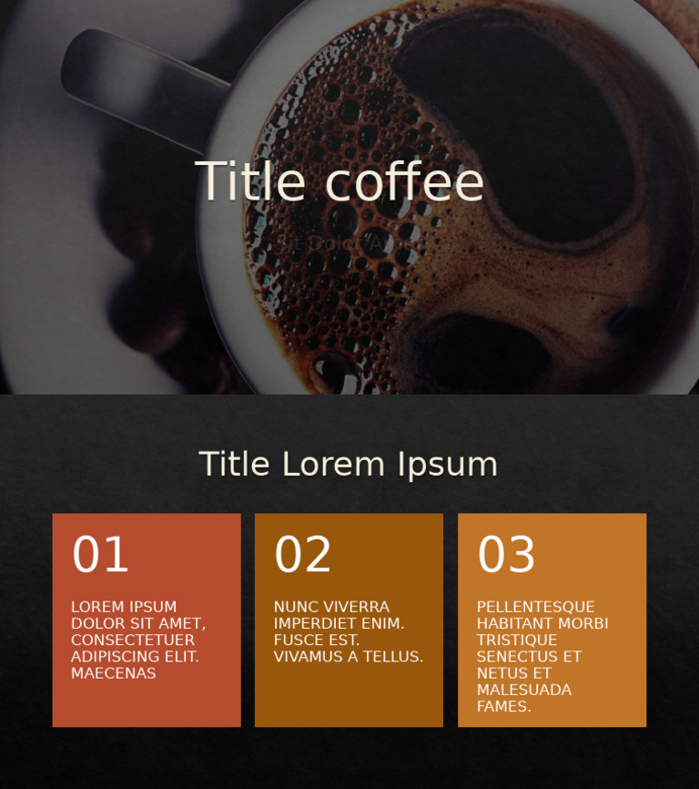 Coffee and Lorem Ipsum Insights | PDF