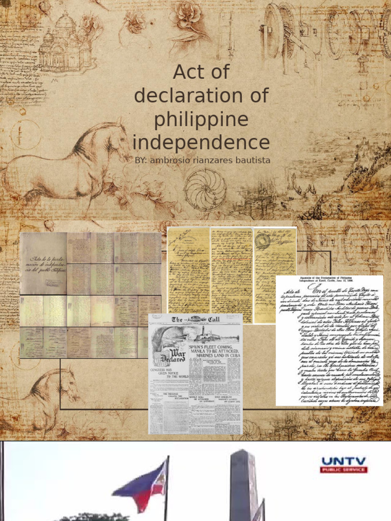 Philippine Independence Declaration Overview | PDF | Philippines ...